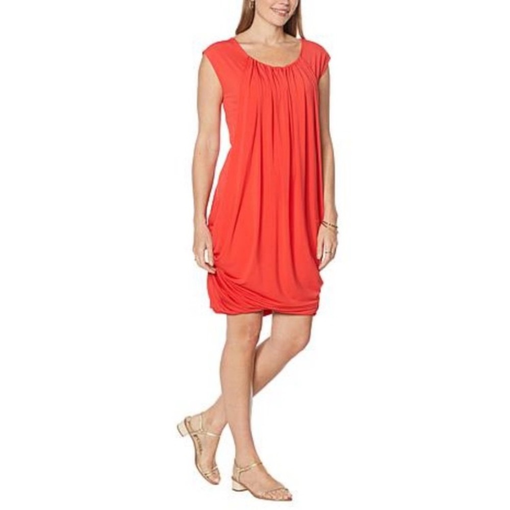 Shavonne Dorsey NWT 2X Vibrant Red Sleeveless Bella Dress